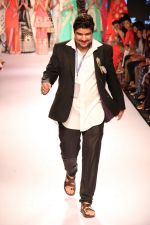 Model walks the ramp for Yogesh Chaudhry Show at Lakme Fashion Week 2015 Day 1 on 18th March 2015